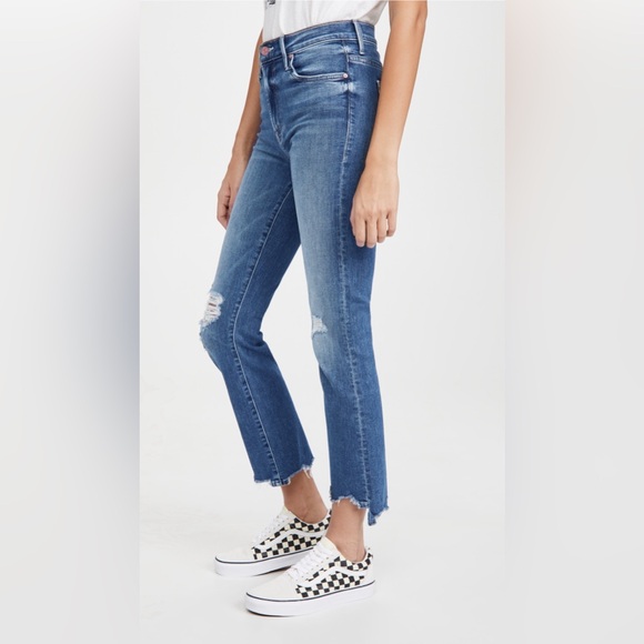 MOTHER The Insider Crop Step Chew Jeans - Never Worn - Picture 4 of 9